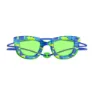 Speedo Sunny G Pop Seasiders Print Kinderschwimmbrille, Speedo blue camo / jello green, One Size