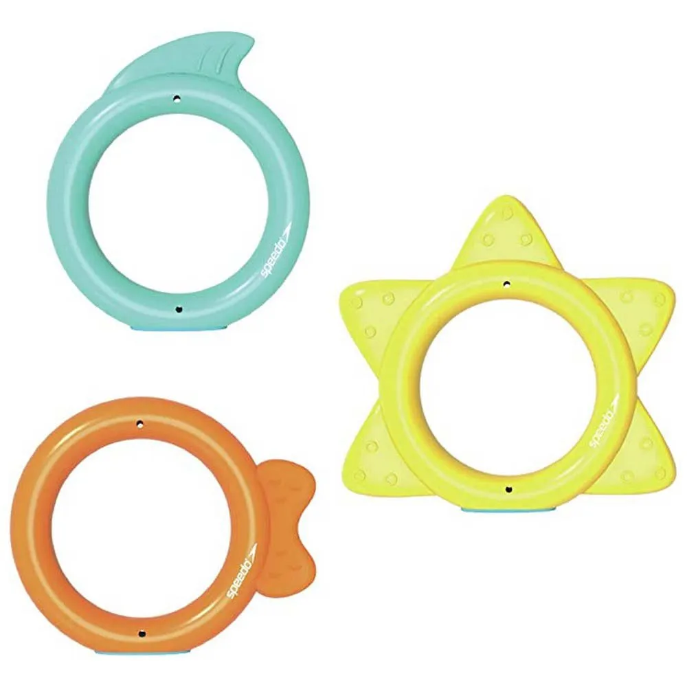 Speedo Tauchringe unisex, Blue / yellow / orange, One Size Speedo Tauchringe unisex, Blue / yellow / orange, One Size