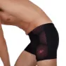 Speedo Tech Placement Badehose Boxer, Speedo black / psycho red
