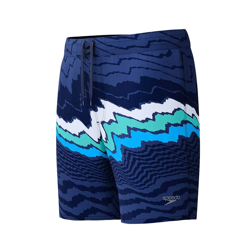 Speedo The Lookout 18´´ Print Badeshorts, Peacoat Speedo The Lookout 18´´ Print Badeshorts, Peacoat