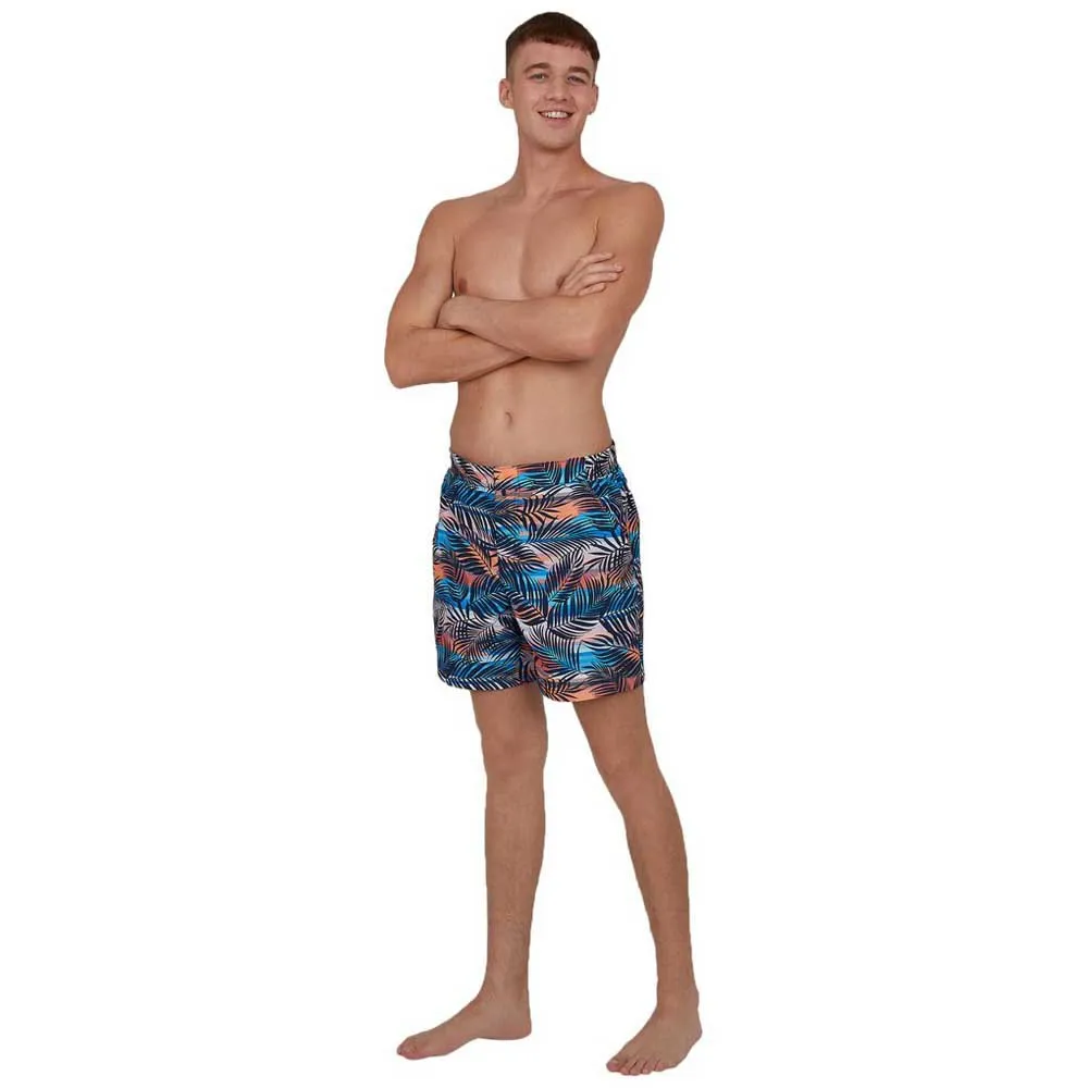 Speedo Vintage Paradise 16´´ Badeshorts, True navy / mango / sky blue Speedo Vintage Paradise 16´´ Badeshorts, True navy / mango / sky blue