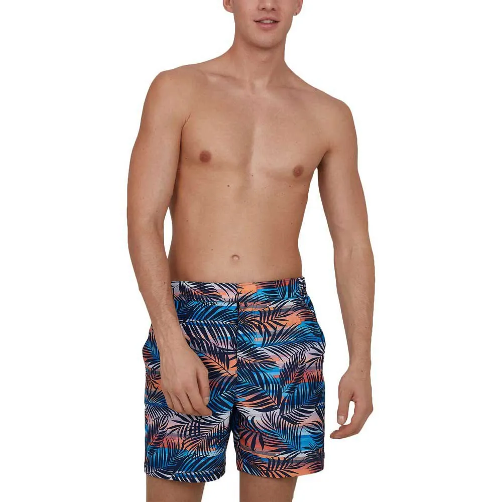 Speedo Vintage Paradise 16´´ Badeshorts, True navy / mango / sky blue Speedo Vintage Paradise 16´´ Badeshorts, True navy / mango / sky blue