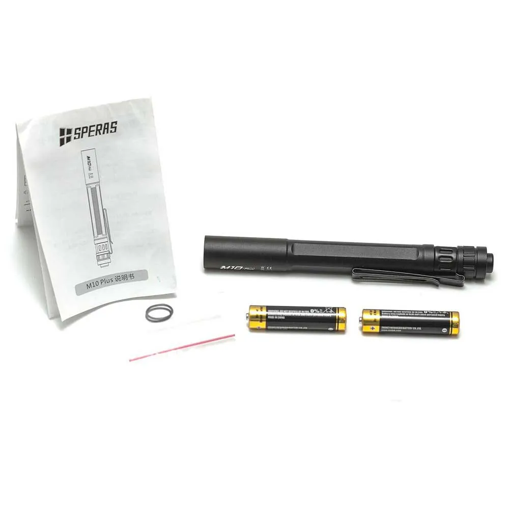 Speras M10 Plus Taschenlampe, Black, 250 Lumina Speras M10 Plus Taschenlampe, Black, 250 Lumina