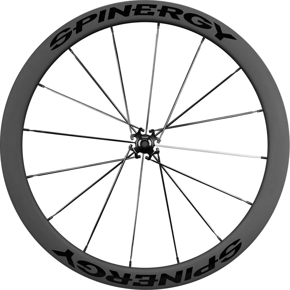 Spinergy Fcc 47 Cl Disc Tubeless Rennrad-vorderrad Refurbished, Black, 12 x 100mm Spinergy Fcc 47 Cl Disc Tubeless Rennrad-vorderrad Refurbished, Black, 12 x 100mm
