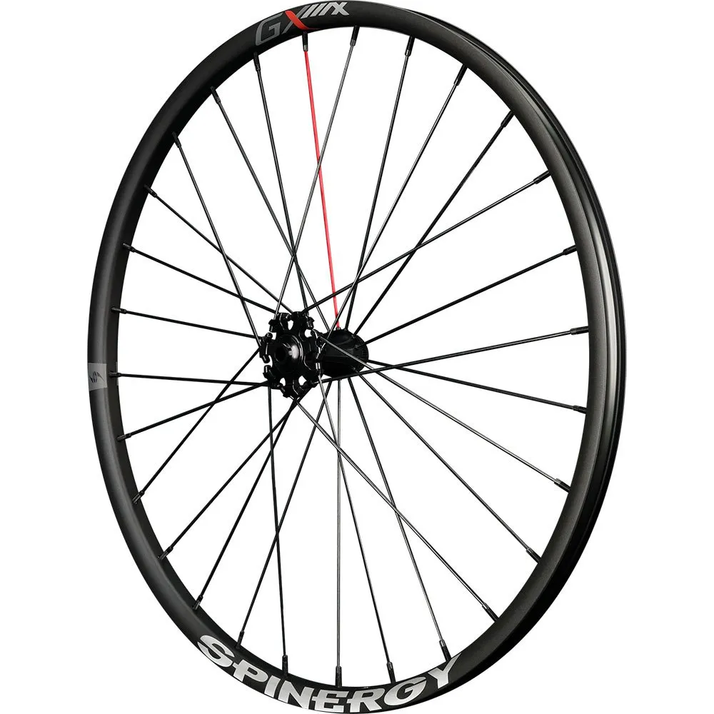 Spinergy Gx Max 700c Cl Disc Tubeless Gravel-vorderrad, Black, 15 x 110mm Spinergy Gx Max 700c Cl Disc Tubeless Gravel-vorderrad, Black, 15 x 110mm