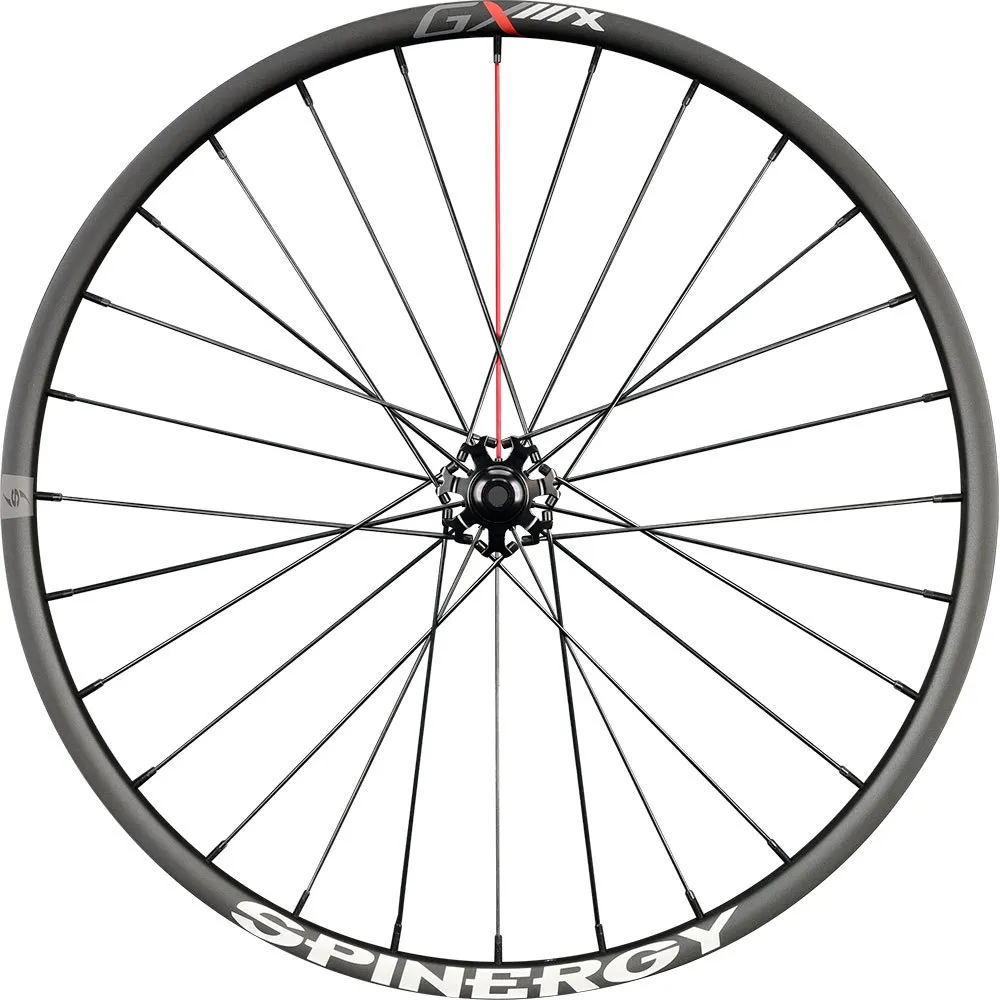 Spinergy Gx Max 700c Cl Disc Tubeless Gravel-vorderrad, Black, 15 x 110mm Spinergy Gx Max 700c Cl Disc Tubeless Gravel-vorderrad, Black, 15 x 110mm