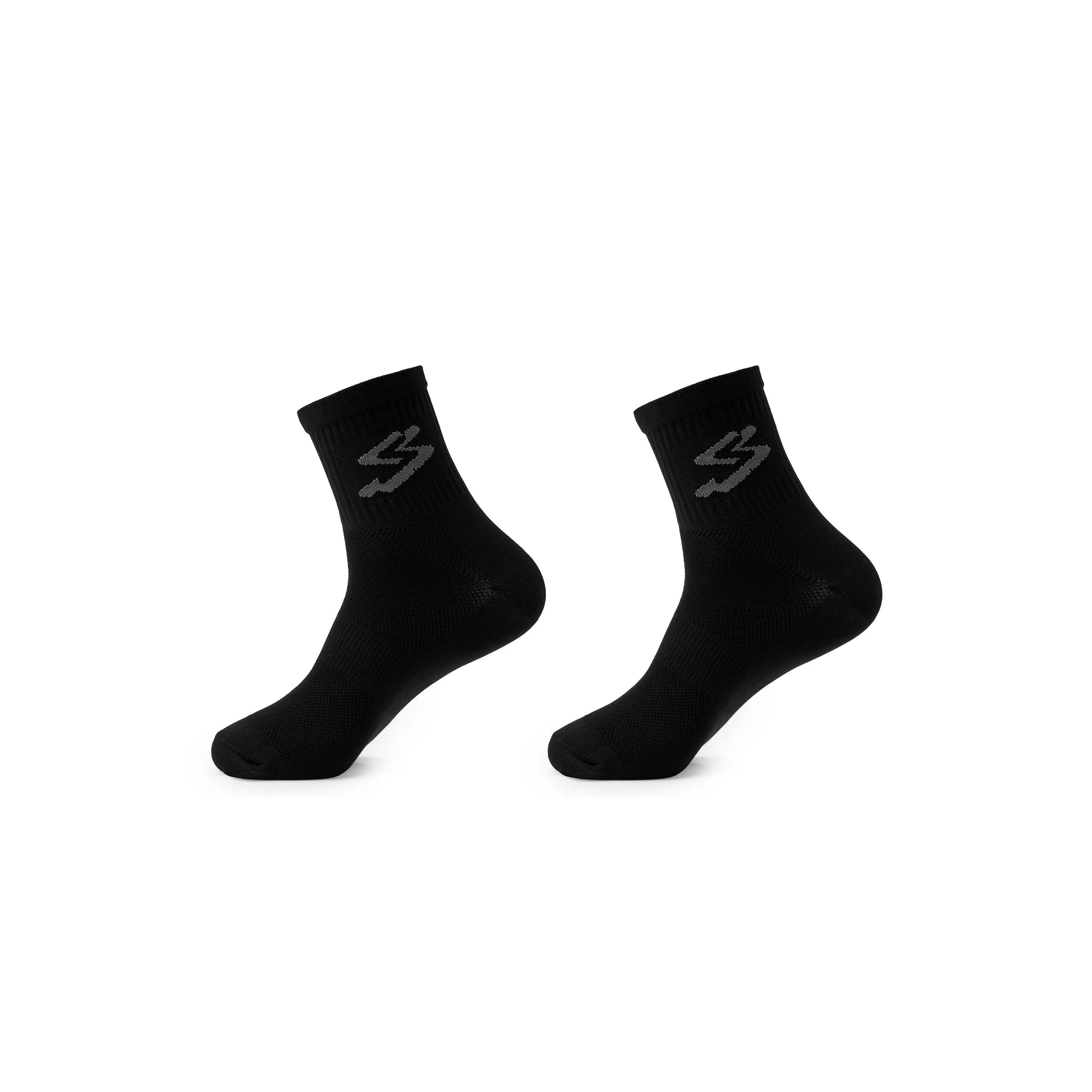 Spiuk Paar Socken medium Top Ten (x2) Unisex, schwarz