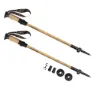 Spokey Bastone Stöcke, Brown, 105-135cm