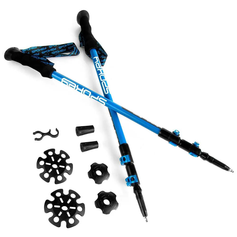Spokey Carbon Stöcke, Black / blue, 105-135cm Spokey Carbon Stöcke, Black / blue, 105-135cm