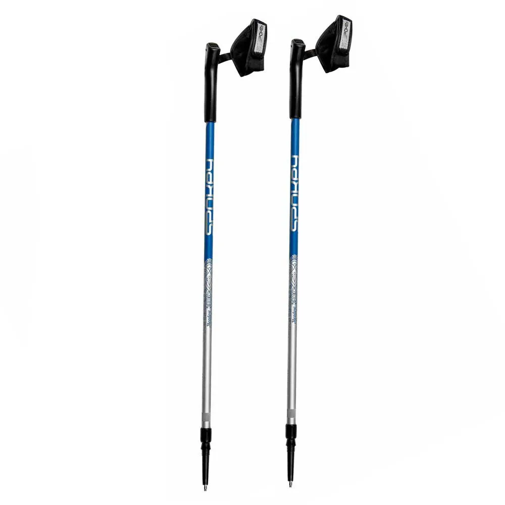 Spokey Meadow Stöcke, Silver / black, 105-140cm Spokey Meadow Stöcke, Silver / black, 105-140cm
