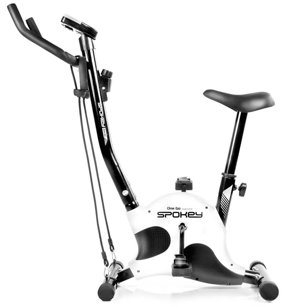 Spokey Onego+ Heimtrainer, White / black, One Size Spokey Onego+ Heimtrainer, White / black, One Size