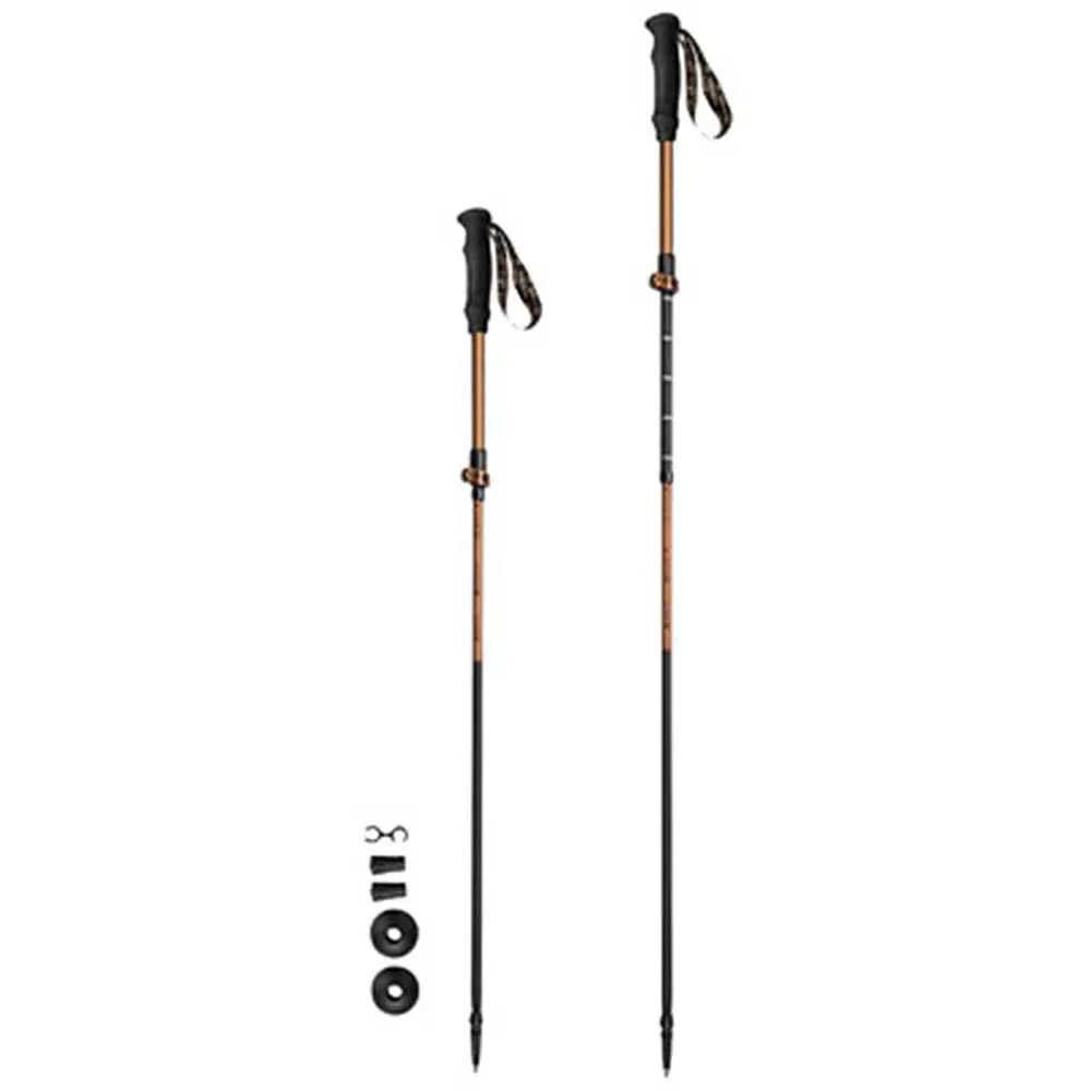 Spokey Quick Stöcke, Black / brown, 115-135cm Spokey Quick Stöcke, Black / brown, 115-135cm