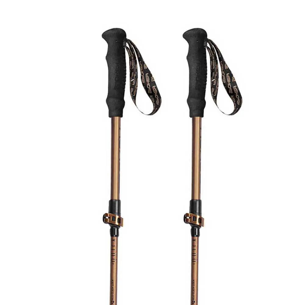Spokey Quick Stöcke, Black / brown, 115-135cm Spokey Quick Stöcke, Black / brown, 115-135cm