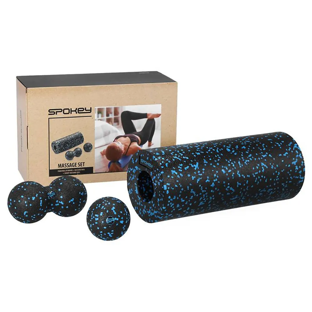 Spokey Rullo Massage-roller, Black / dark blue, One Size Spokey Rullo Massage-roller, Black / dark blue, One Size