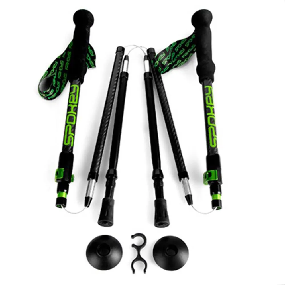 Spokey Sky Run Stöcke, Green / black, 110-130cm Spokey Sky Run Stöcke, Green / black, 110-130cm