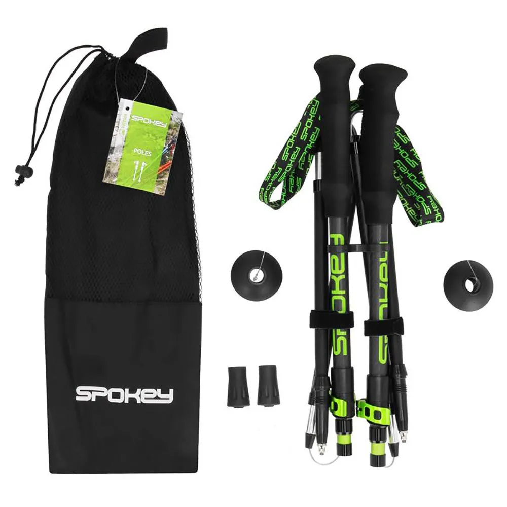 Spokey Sky Run Stöcke, Green / black, 110-130cm Spokey Sky Run Stöcke, Green / black, 110-130cm