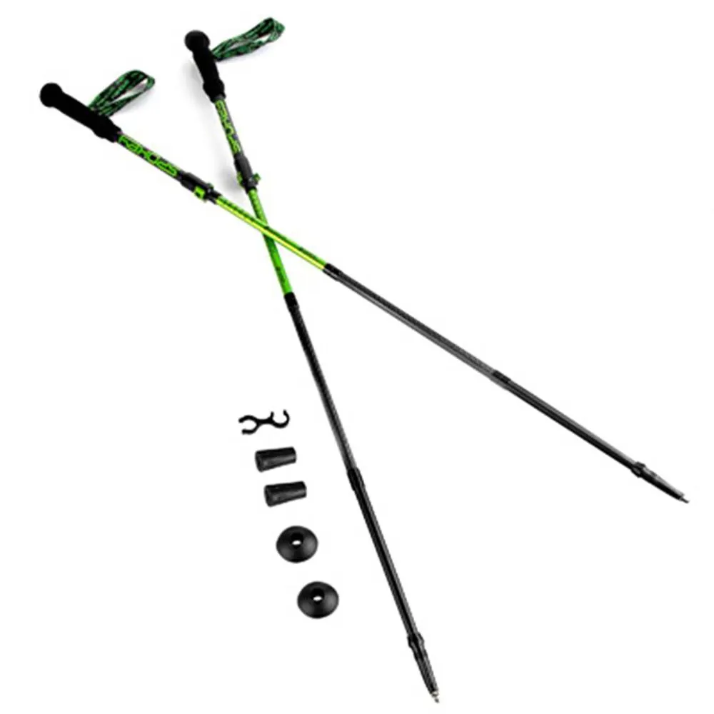 Spokey Sky Run Stöcke, Green / black, 110-130cm Spokey Sky Run Stöcke, Green / black, 110-130cm