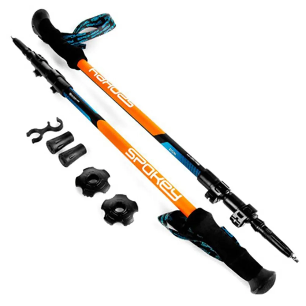 Spokey Zion Stöcke, Orange / blue, 105-135cm Spokey Zion Stöcke, Orange / blue, 105-135cm