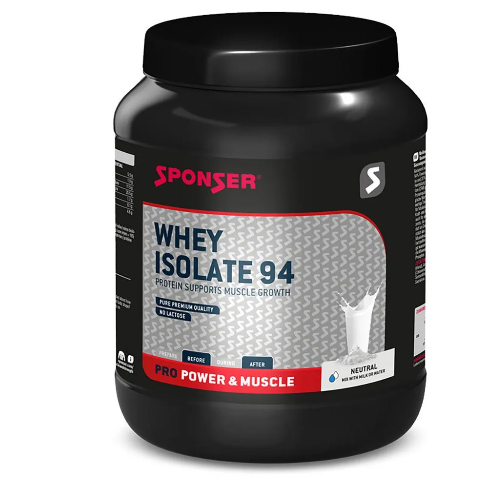 SPONSER 94 Molkenproteinisolat Ohne Geschmack 850g, Multicolor, One Size SPONSER 94 Molkenproteinisolat Ohne Geschmack 850g, Multicolor, One Size