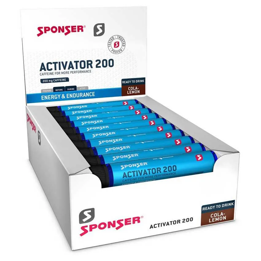 SPONSER Activator 200 Supplementbox Cola & Zitrone 25ml 30 Einheiten, Multicolor, One Size SPONSER Activator 200 Supplementbox Cola & Zitrone 25ml 30 Einheiten, Multicolor, One Size