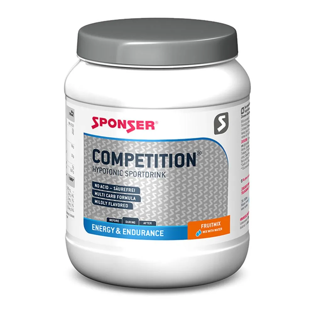SPONSER Competition Fruit Mix Hypotonisches Getränk 1000g, Multicolor, One Size SPONSER Competition Fruit Mix Hypotonisches Getränk 1000g, Multicolor, One Size