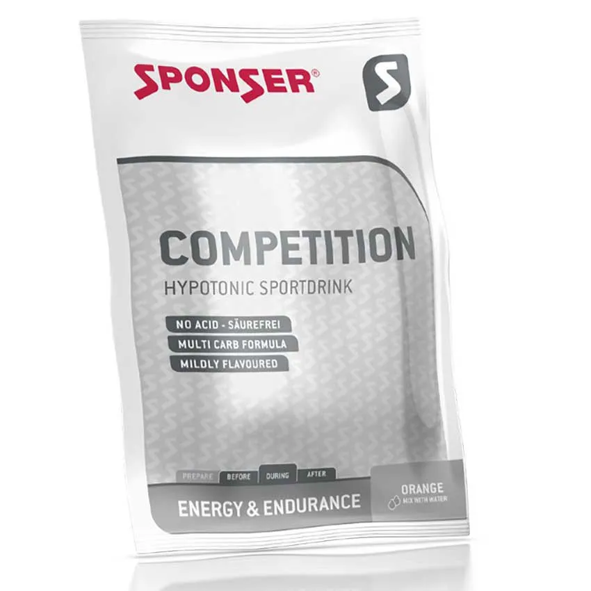 SPONSER Competition Hypotonic Drink Einzeldosis-stickbox Orange 60g 20 Einheiten, Multicolor, One Size SPONSER Competition Hypotonic Drink Einzeldosis-stickbox Orange 60g 20 Einheiten, Multicolor, One Size
