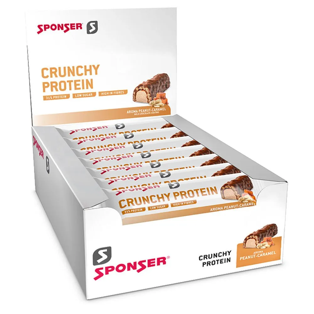 SPONSER Crunchy Proteinriegelbox Himbeere 50g 12 Einheiten, Multicolor, One Size SPONSER Crunchy Proteinriegelbox Himbeere 50g 12 Einheiten, Multicolor, One Size