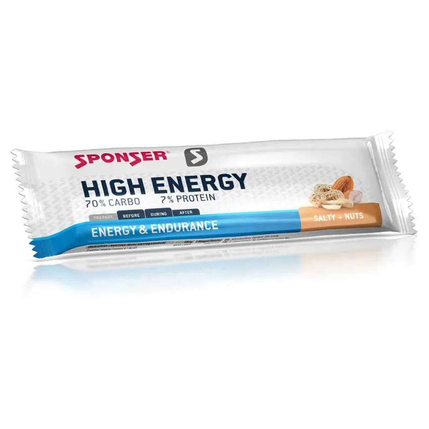 SPONSER High Energie-riegel-box Gesalzene Nüsse 45g 30 Einheiten, Multicolor, One Size SPONSER High Energie-riegel-box Gesalzene Nüsse 45g 30 Einheiten, Multicolor, One Size