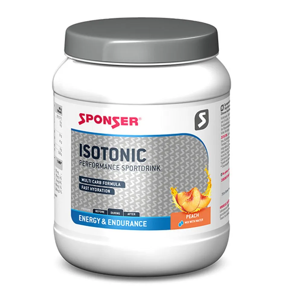 SPONSER Isotonisches Pulvergetränk Pfirsich 1000g, Multicolor, One Size SPONSER Isotonisches Pulvergetränk Pfirsich 1000g, Multicolor, One Size