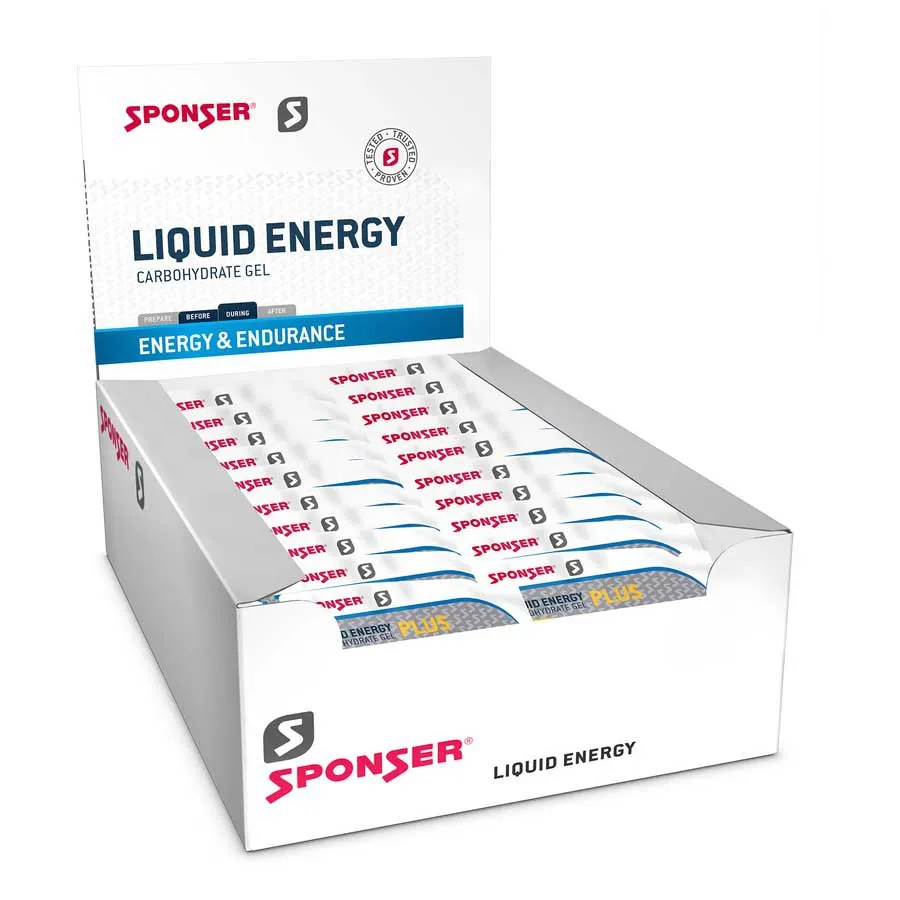 SPONSER Liquid Plus Schachtel Mit Energiegelen 35g 40 Einheiten, Multicolor, One Size SPONSER Liquid Plus Schachtel Mit Energiegelen 35g 40 Einheiten, Multicolor, One Size