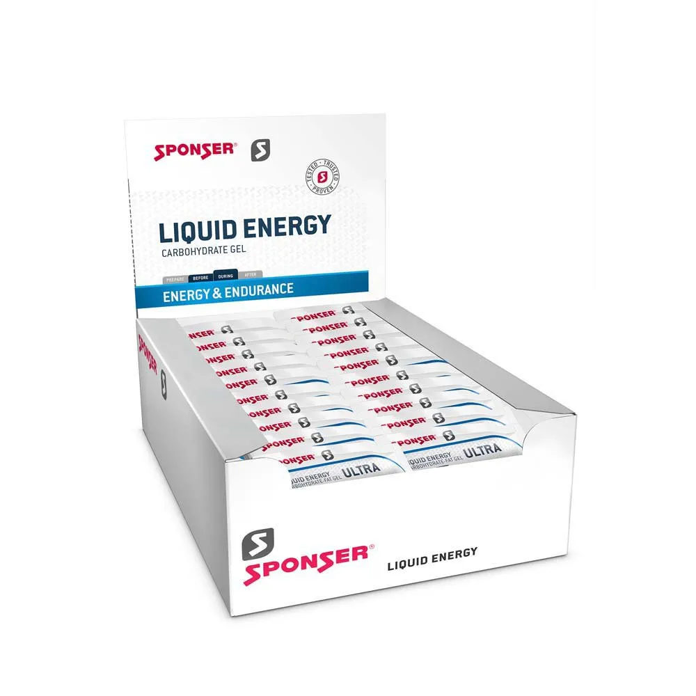 SPONSER Liquid Plus Schachtel Mit Energiegelen Cola & Zitrone 70g 18 Einheiten, Multicolor, One Size SPONSER Liquid Plus Schachtel Mit Energiegelen Cola & Zitrone 70g 18 Einheiten, Multicolor, One Size