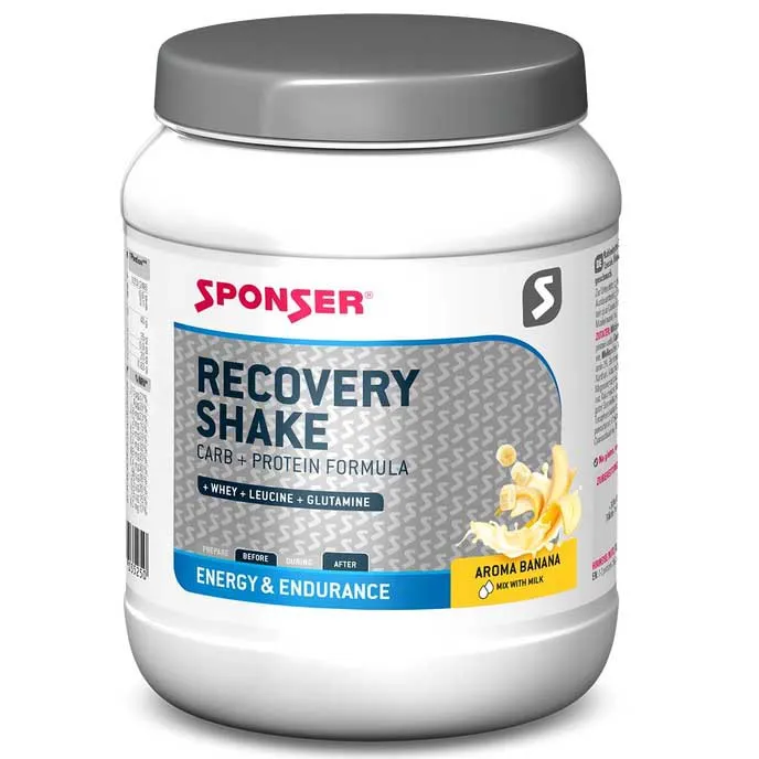 SPONSER Shake Wiederherstellung Banane 900g, Multicolor, One Size SPONSER Shake Wiederherstellung Banane 900g, Multicolor, One Size