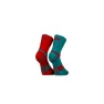 SPORCKS Sechs Sekunden Socke, Rot blaue