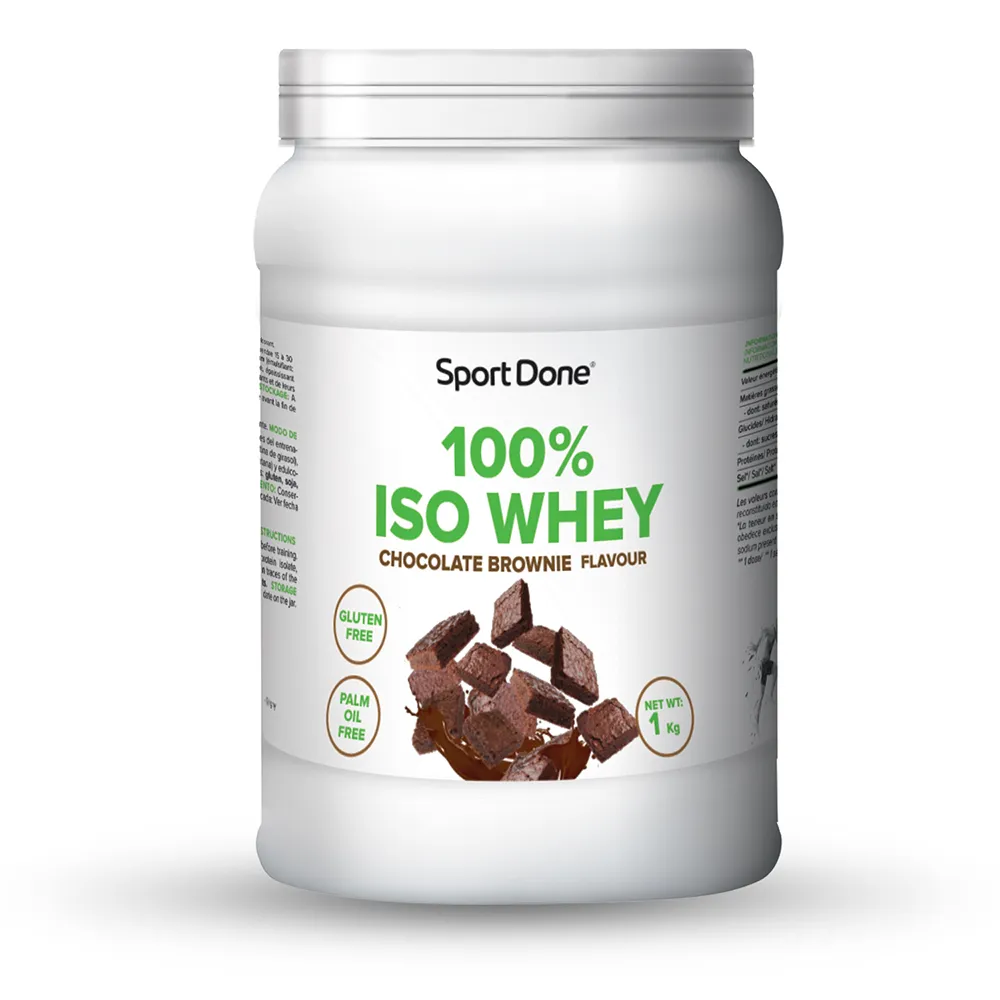 Sportdone 100% Molkenproteinisolat Schokoladenbrownie 1000g, One size Sportdone 100% Molkenproteinisolat Schokoladenbrownie 1000g, One size