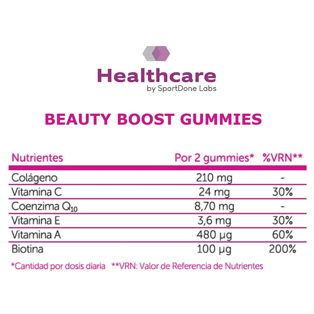 Sportdone Beauty Boost Anti-aging 60 Gummis, One size