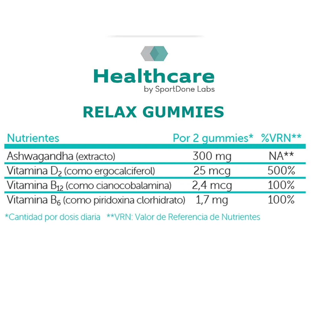 Sportdone Entspannender Relax-effekt 60 Gummies, One size Sportdone Entspannender Relax-effekt 60 Gummies, One size