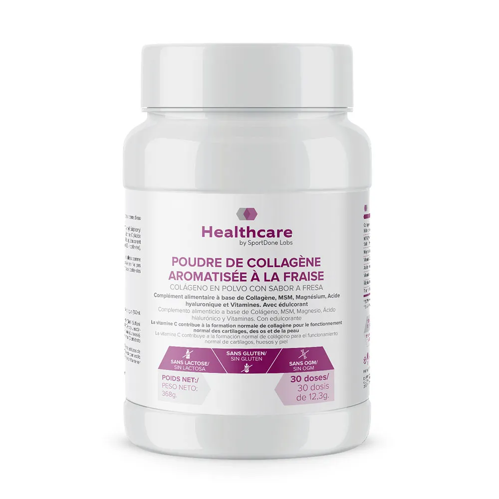 Sportdone Kollagenpulver Erdbeere 368g, One size Sportdone Kollagenpulver Erdbeere 368g, One size