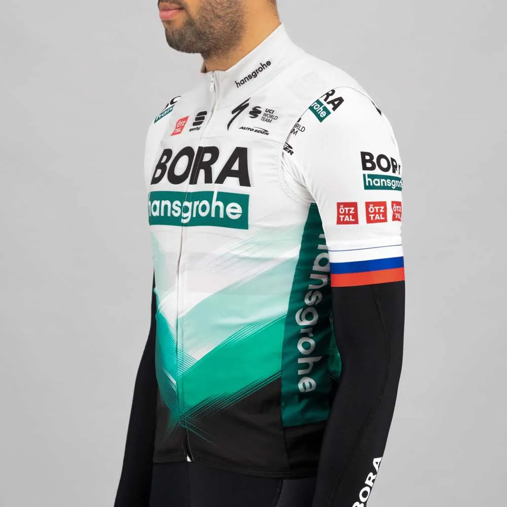 Sportful Bora Hansgrohe Bodyfit Pro Win 2021 Weste, Green gray Sportful Bora Hansgrohe Bodyfit Pro Win 2021 Weste, Green gray