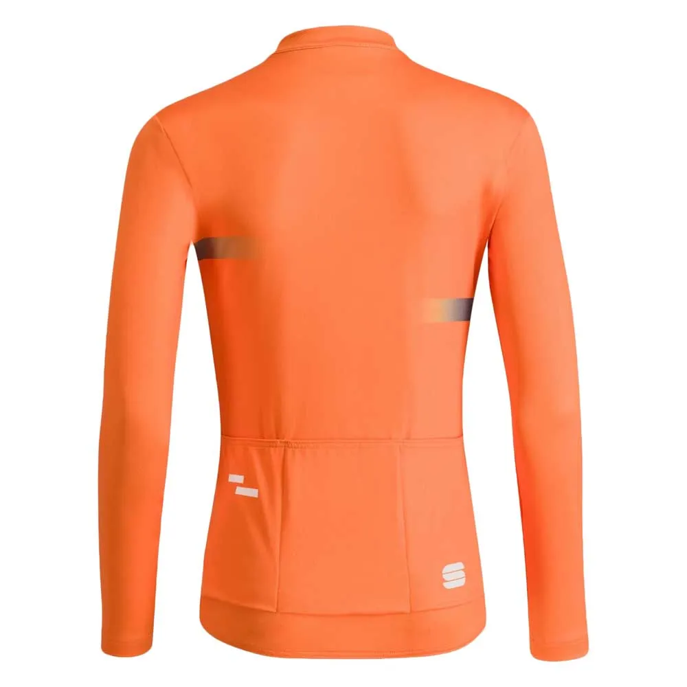Sportful Gruppetto Thermal Langarm-trikot, Red / orange Sportful Gruppetto Thermal Langarm-trikot, Red / orange