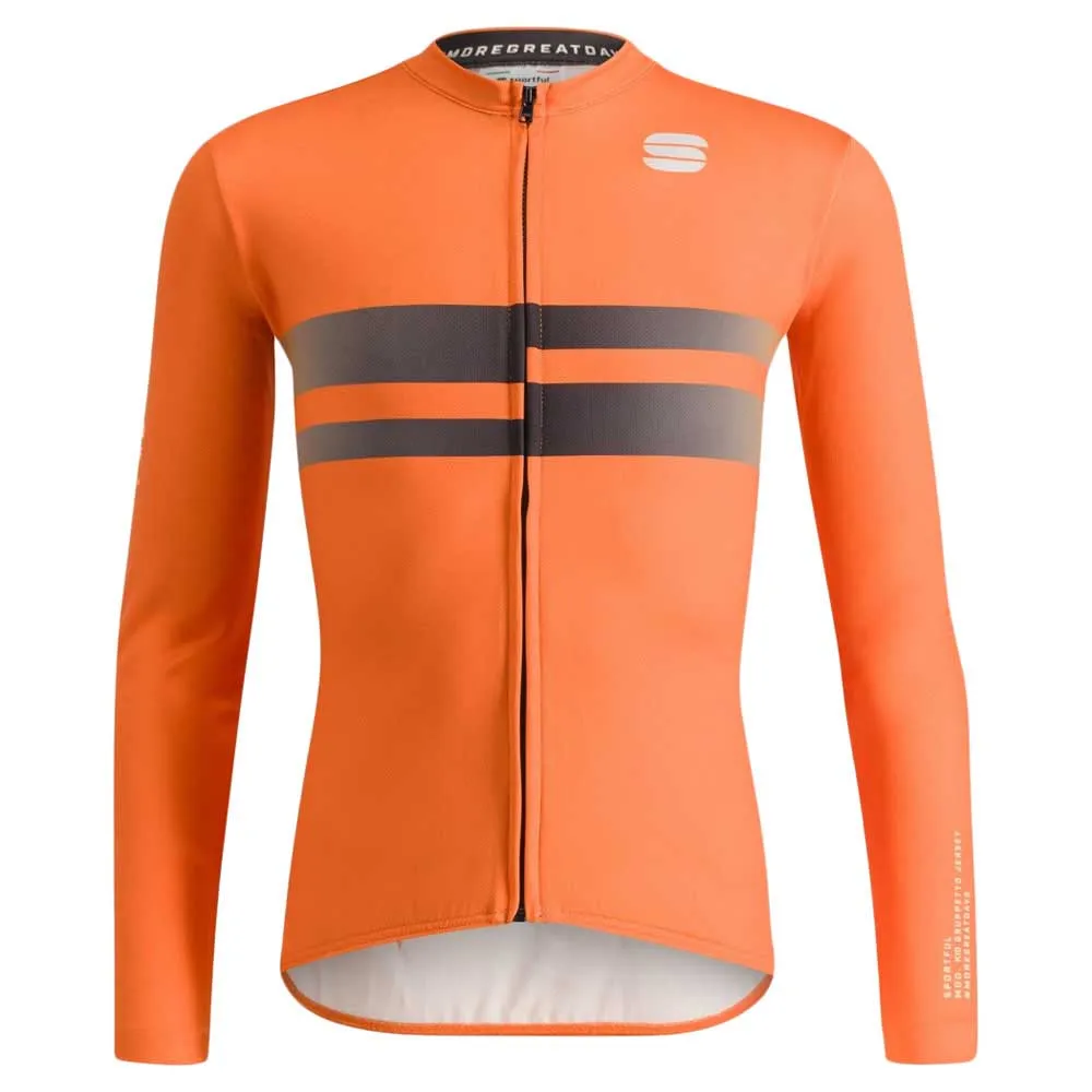Sportful Gruppetto Thermal Langarm-trikot, Red / orange Sportful Gruppetto Thermal Langarm-trikot, Red / orange
