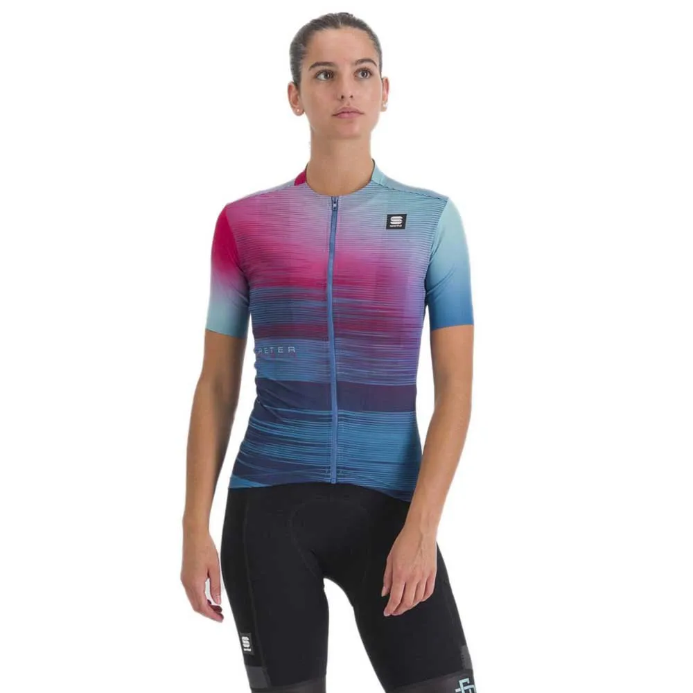 Sportful Peter Sagan Supergiara Kurzarm-radtrikot, Juniper blue, L