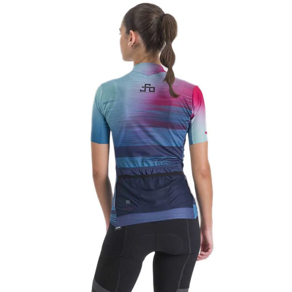 Sportful Peter Sagan Supergiara Kurzarm-radtrikot, Juniper blue, L