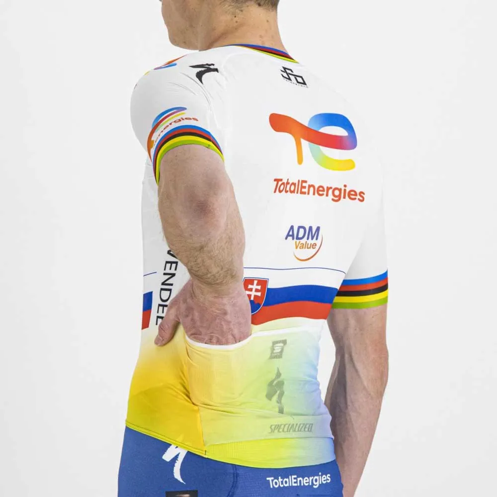 Sportful Total Energies Bomber Kurzarm-radtrikot, White / slovak Sportful Total Energies Bomber Kurzarm-radtrikot, White / slovak