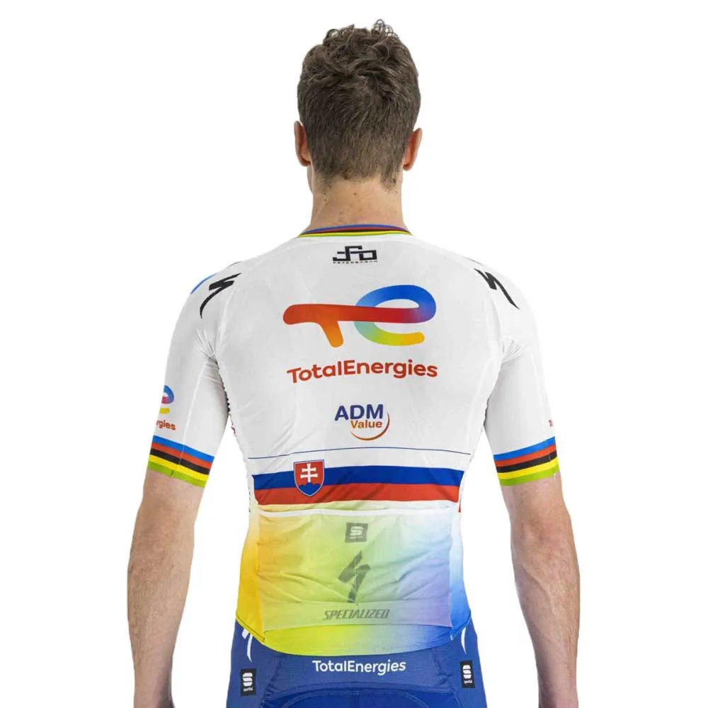 Sportful Total Energies Bomber Kurzarm-radtrikot, White / slovak Sportful Total Energies Bomber Kurzarm-radtrikot, White / slovak