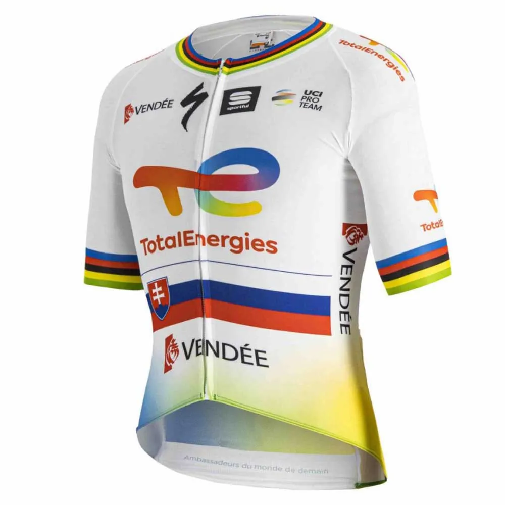 Sportful Total Energies Bomber Kurzarm-radtrikot, White / slovak Sportful Total Energies Bomber Kurzarm-radtrikot, White / slovak