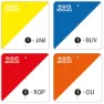 Sporti France Orientierungsmarker-set 40 Einheiten, Multicolor, One Size