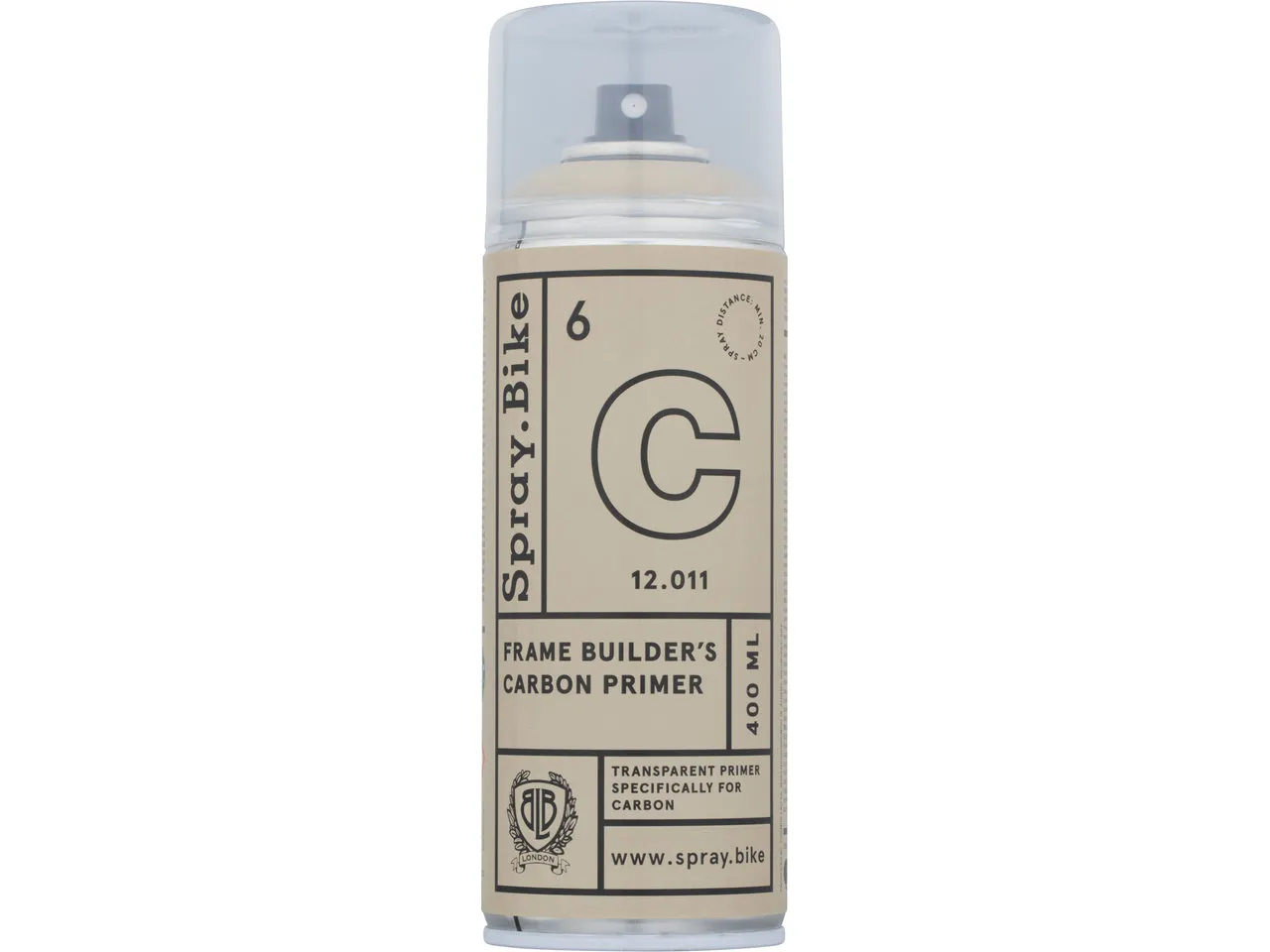 Spray Bike Frame Builders Carbon Primer Grundierung, Clear, 400ml Spray Bike Frame Builders Carbon Primer Grundierung, Clear, 400ml