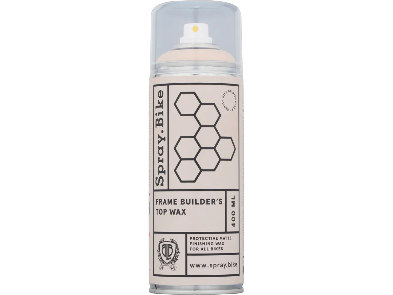 Spray Bike Frame Builders Top Wax Sprühpflege, Clear, 400ml Spray Bike Frame Builders Top Wax Sprühpflege, Clear, 400ml
