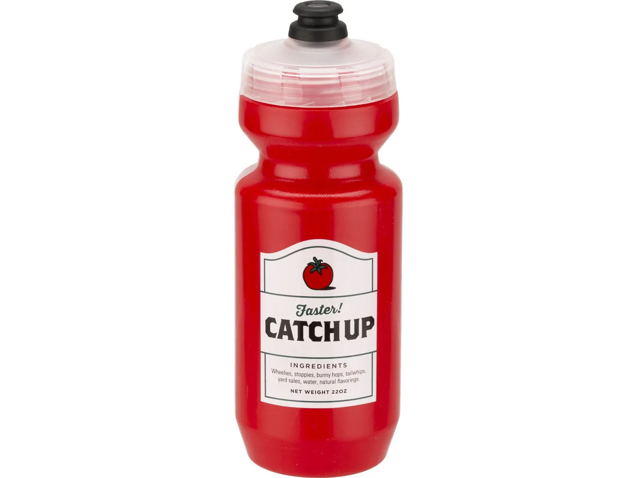 Spurcycle Catchup Trinkflasche, Red, 650ml