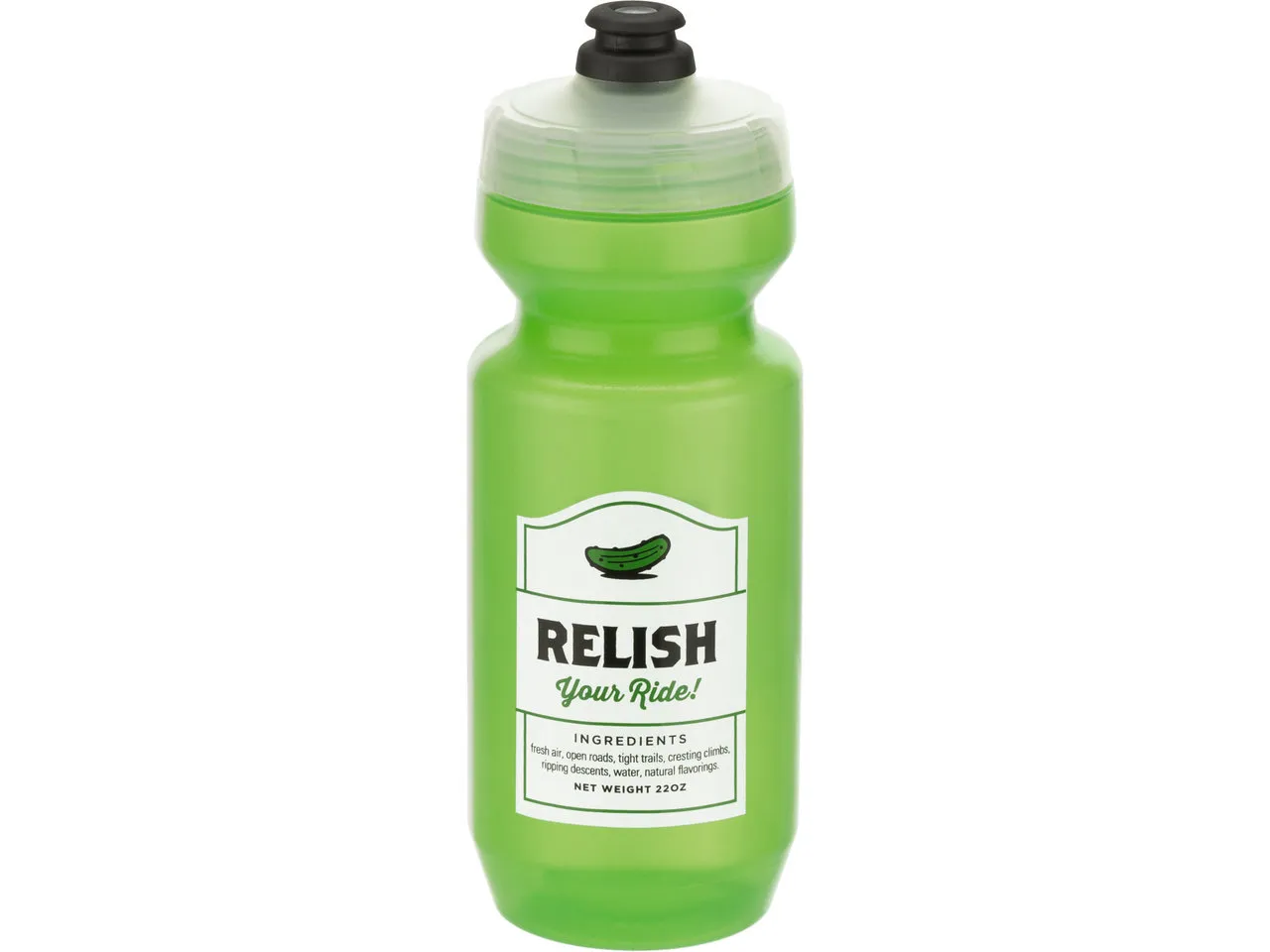 Spurcycle Relish Your Ride Trinkflasche, Green, 650ml